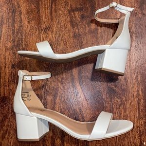Brash Off-White Heels